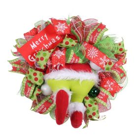 Garland Door Hanging Christmas Hanging Ornaments For Decoration (Option: F133 Garland)