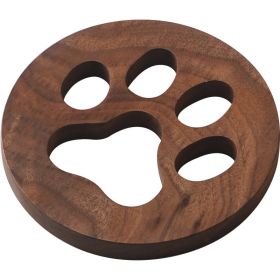 Black Walnut Solid Wood Tea Mat Cup Creative Tea Set Accessories (Option: Black walnut)