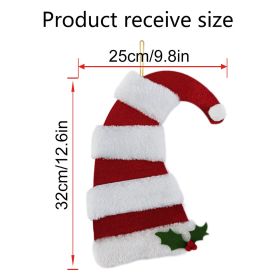 Christmas Decoration Sponge Paper Christmas Hat Living Room Pendant (Option: 25x32cm)