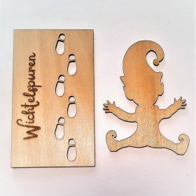Christmas Gnome Footprint Template Set (Option: Dwarf Template Set)