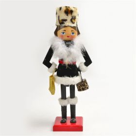 Christmas Party Supplies European Girl Nutcracker Soldier Doll (Option: 38CM)
