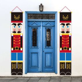 Christmas Decorations Walnut Soldier Couplet (Option: AS21 Knight Curtain)