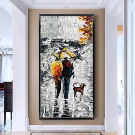 Handmade Thick Texture Landscape Oil Paintings On Canvas Wall Art Decoration Modern Abstract Picture For Home Decor (size: 100X150cm)