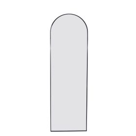 63 x 22 In Arch Stand full-length mirror (Color: Black)