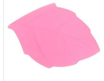 Maple Leaf Dustproof Silicone Toothbrush Portable Toiletry Cup (Color: PINK)