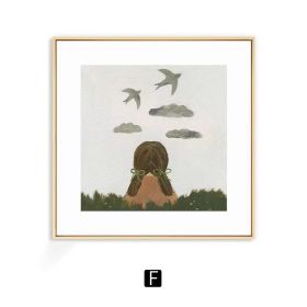 Warm Nordic Art Wall Decoration Painting (Option: F Style-50 Ã— 50cm)